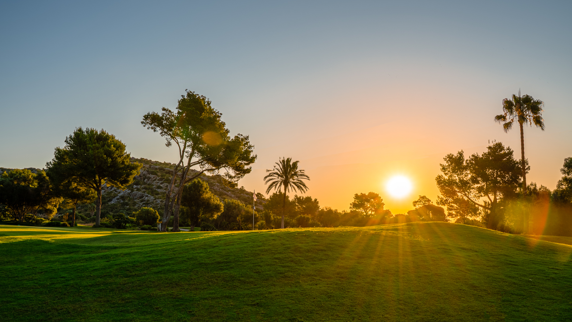 Golfplatz Capdepera am Abend